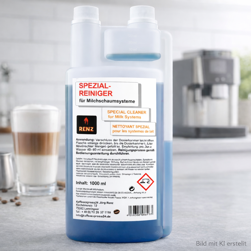 Renz Milchschaumreiniger  1000ml Spezialreiniger für Milchsysteme - Milchsystemreiniger