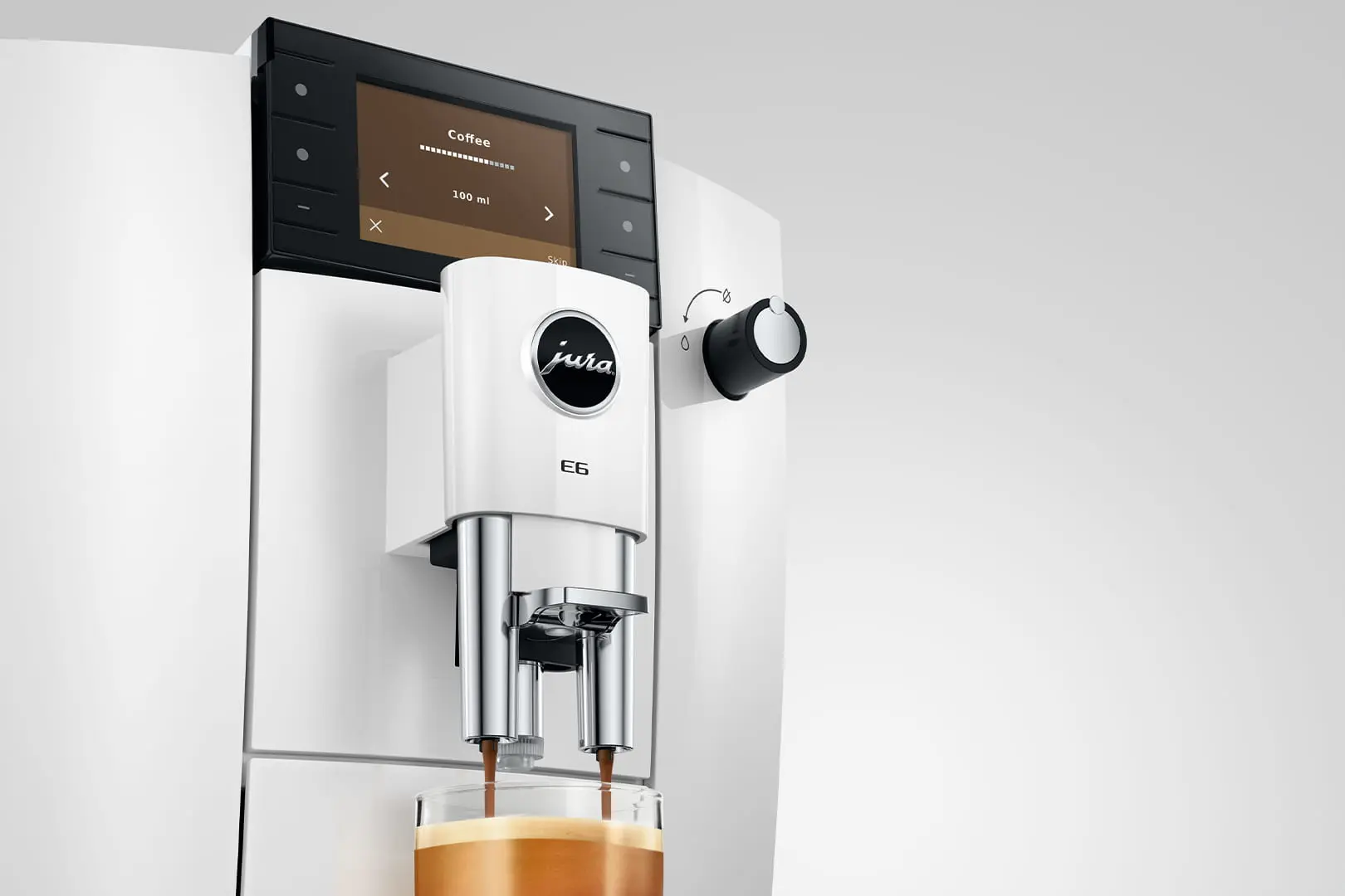 Jura E6 Piano White (ED)