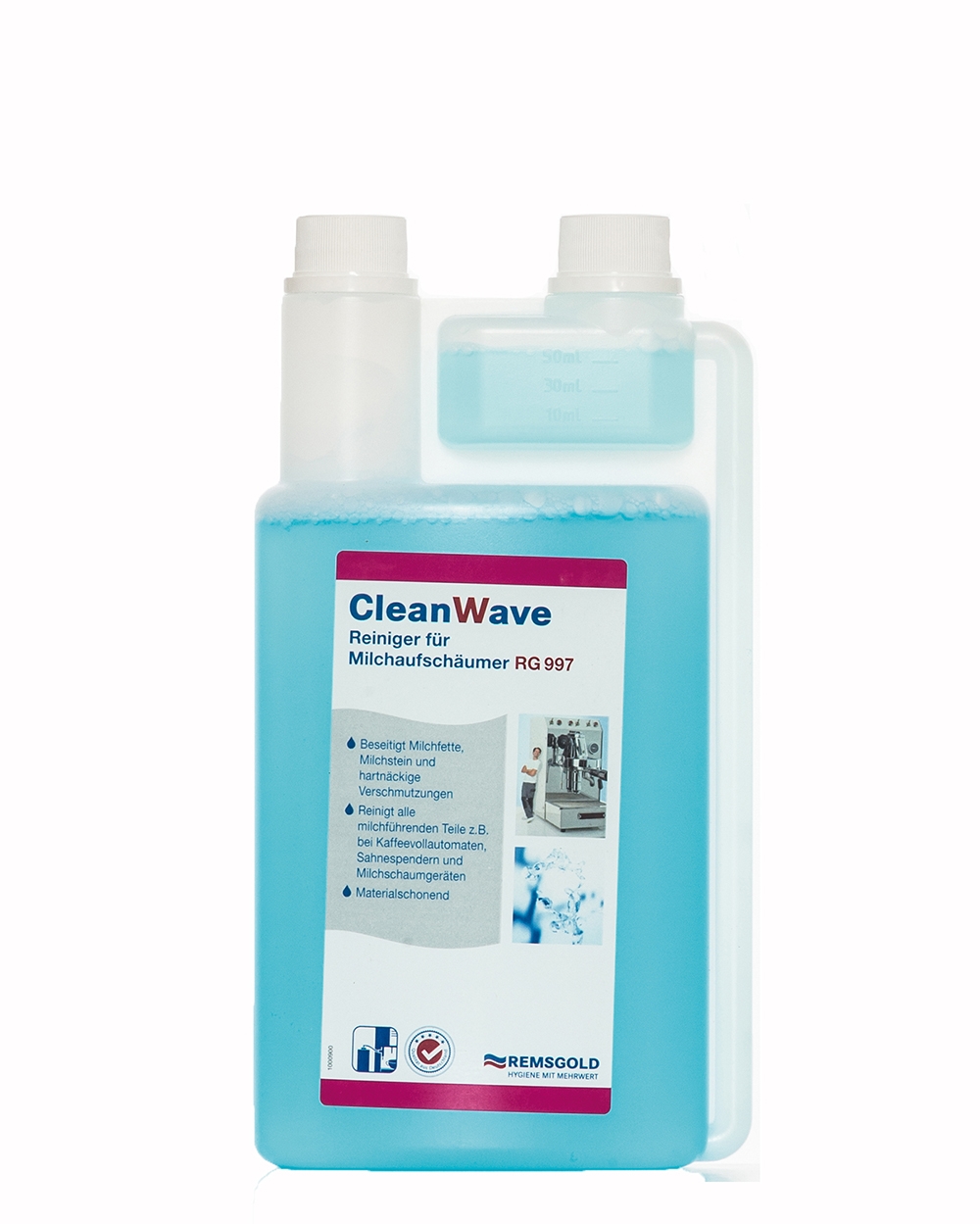 Remsgold Clean Wave Reiniger für Milchaufschäumer  RG 997  1 x 1 L
