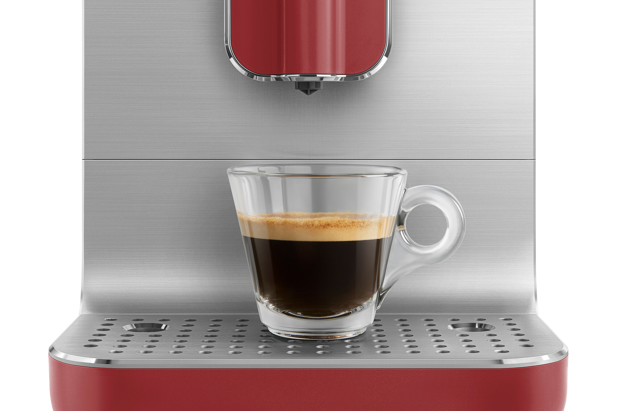 SMEG Kaffeevollautomat Classic Rot Matt